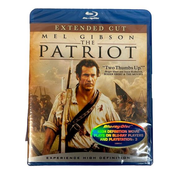 NEW The Patriot (Blu-ray, 2000) Mel Gibson - FACTORY SEALED With Top Title Seal - Picture 1 of 2